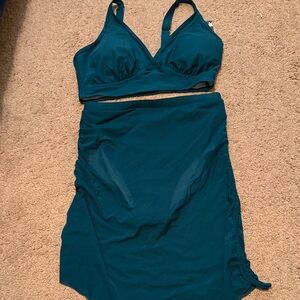 Teal Women's Swim Set